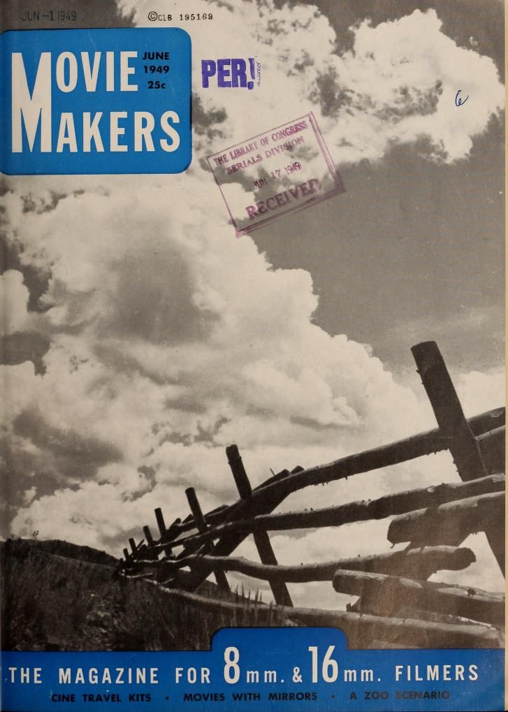 MOVIE MAKERS magazine side cover Issue 282 June 1949