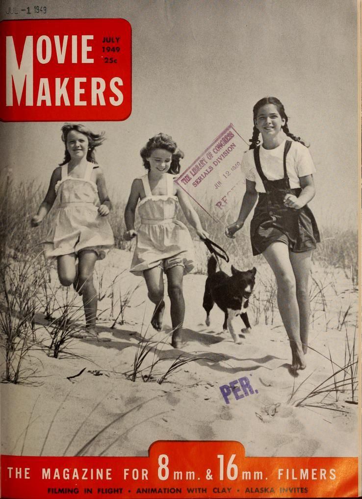MOVIE MAKERS magazine side cover Issue 283 July 1949