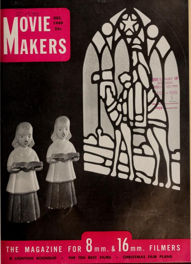 MOVIE MAKERS magazine side cover Issue 288 December 1949