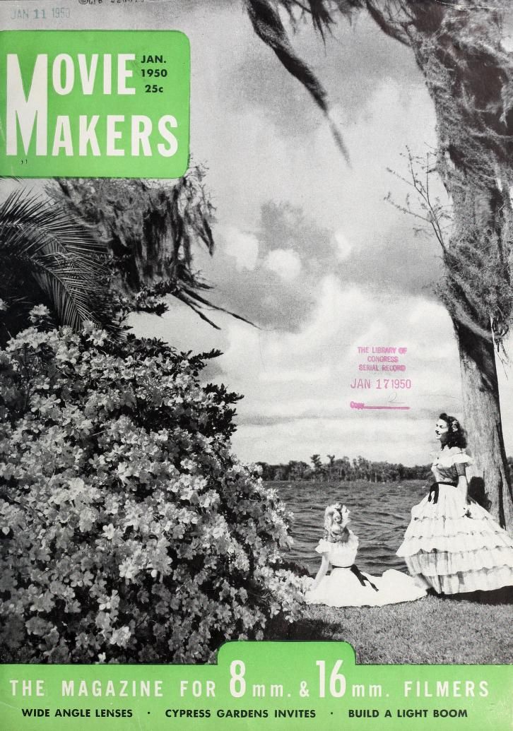MOVIE MAKERS magazine side cover Issue 289 January 1950