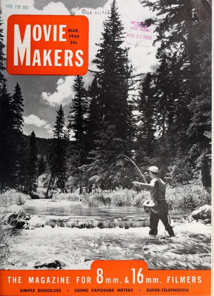 MOVIE MAKERS magazine side cover Issue 291 March 1950