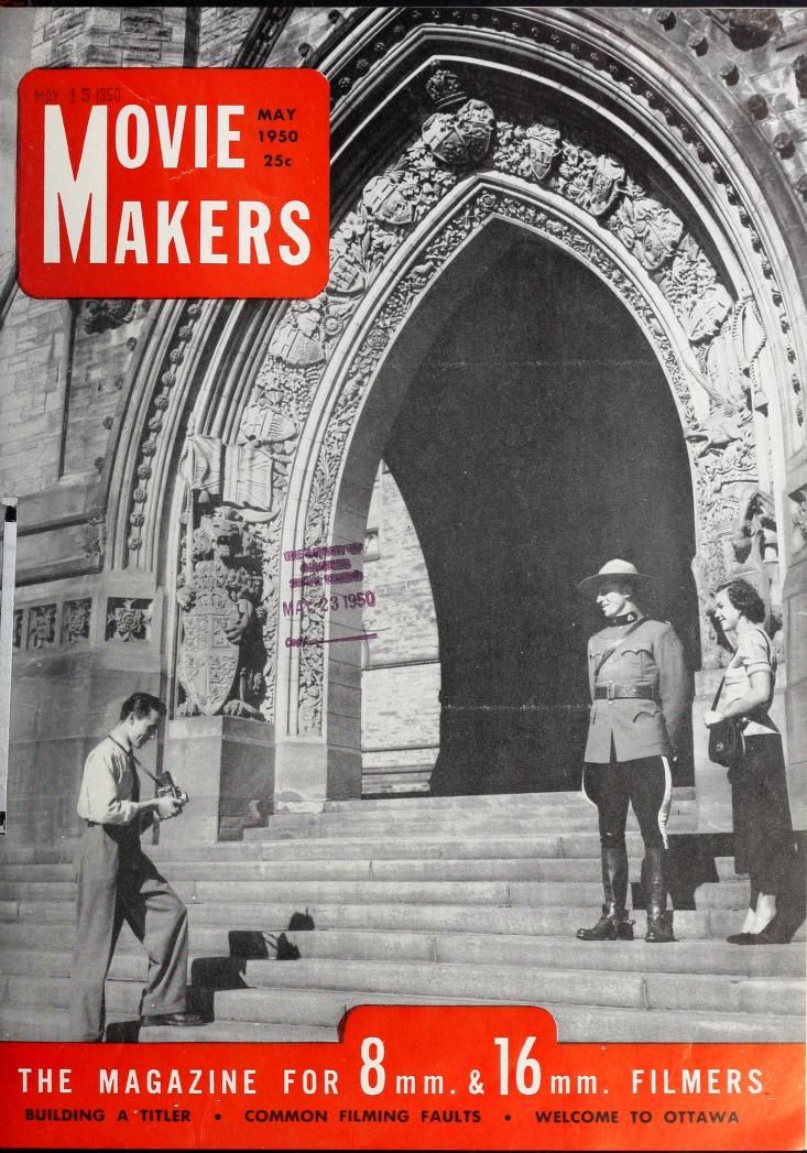 MOVIE MAKERS magazine side cover Issue 293 May 1950