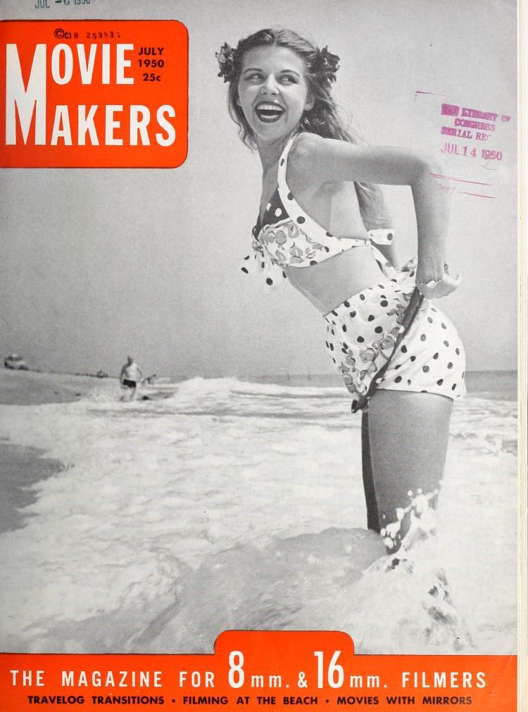 MOVIE MAKERS magazine side cover Issue 295 July 1950