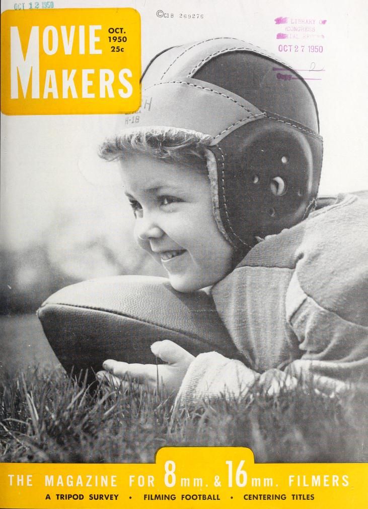MOVIE MAKERS magazine side cover Issue 298 October 1950