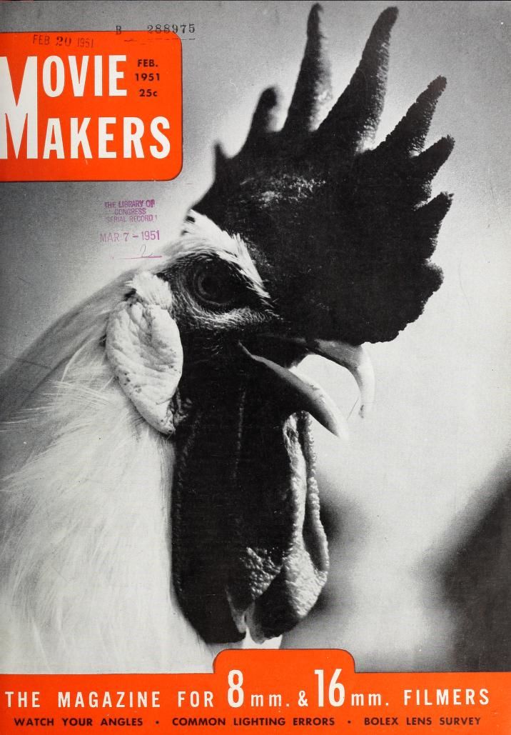 MOVIE MAKERS magazine side cover Issue 302 February 1951