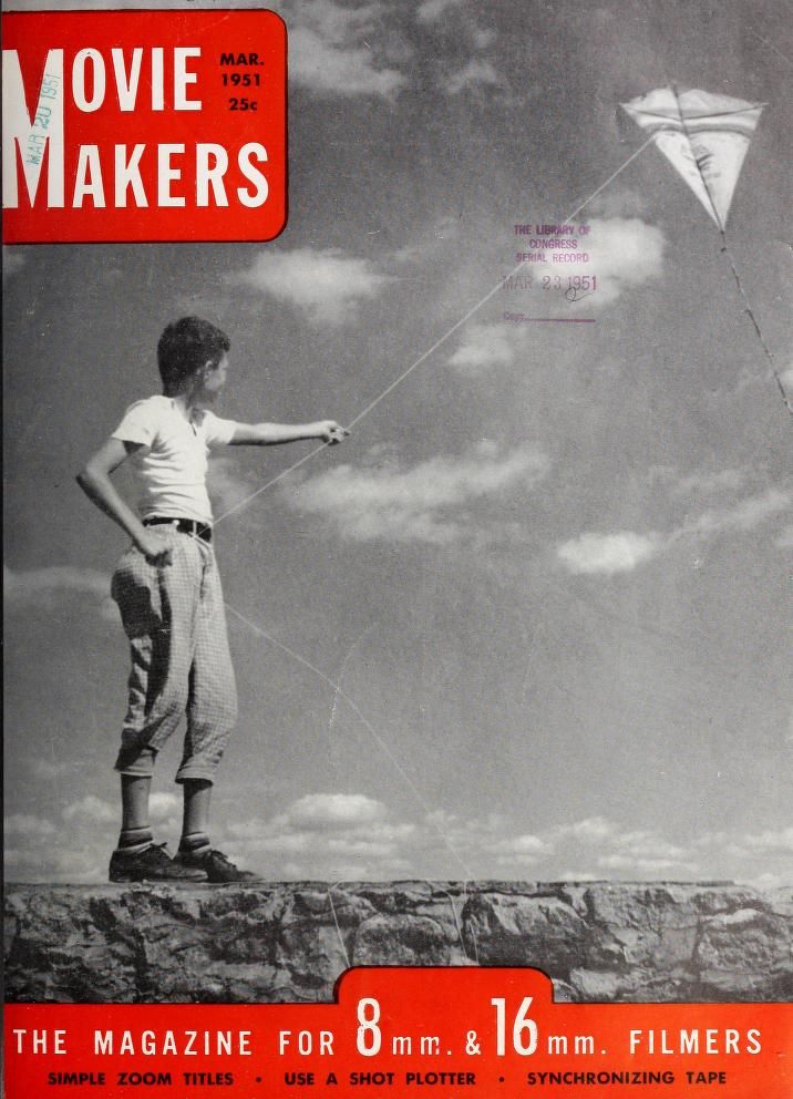 MOVIE MAKERS magazine side cover Issue 303 March 1951