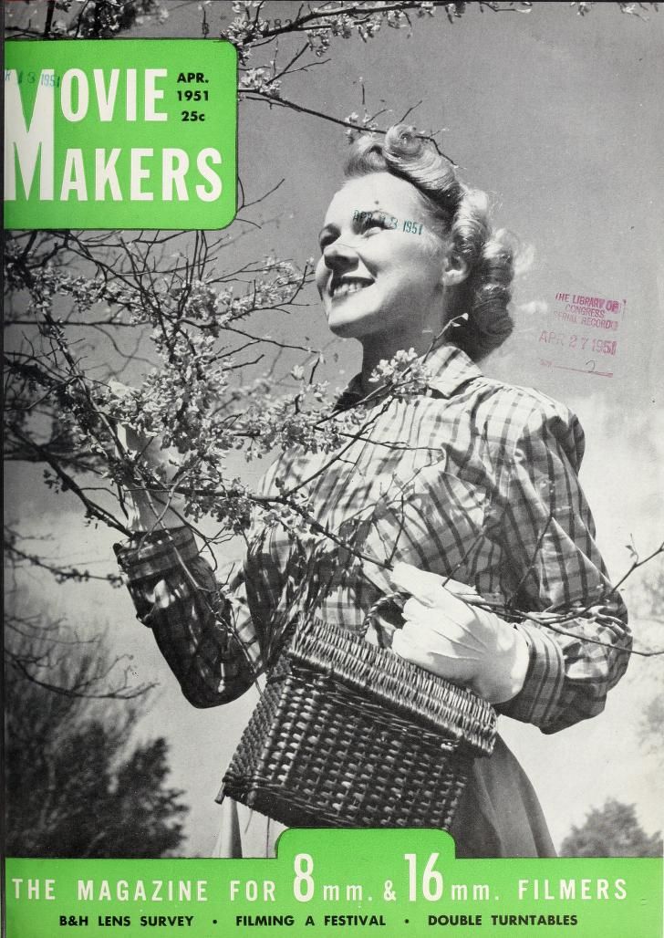 MOVIE MAKERS magazine side cover Issue 304 April 1951