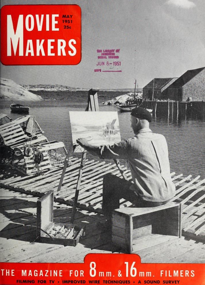 MOVIE MAKERS magazine side cover Issue 305 May 1951
