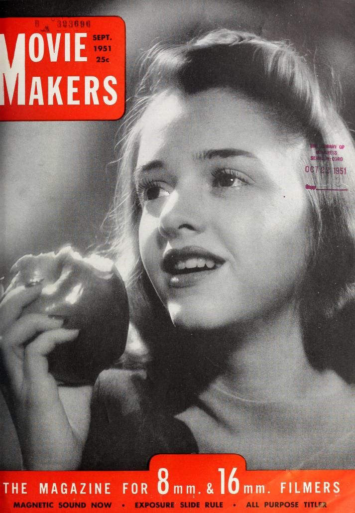 MOVIE MAKERS magazine side cover Issue 309 September 1951