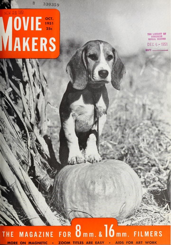 MOVIE MAKERS magazine side cover Issue 310 October 1951