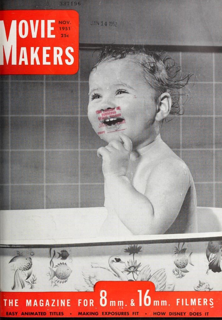 MOVIE MAKERS magazine side cover Issue 311 November 1951