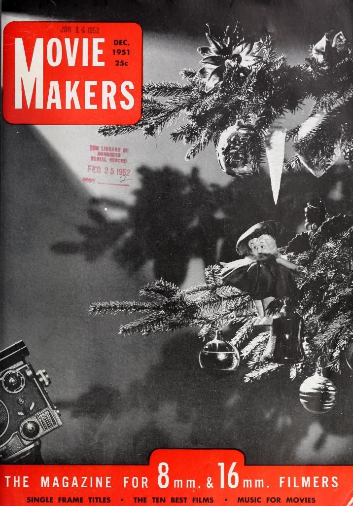 MOVIE MAKERS magazine side cover Issue 312 December 1951