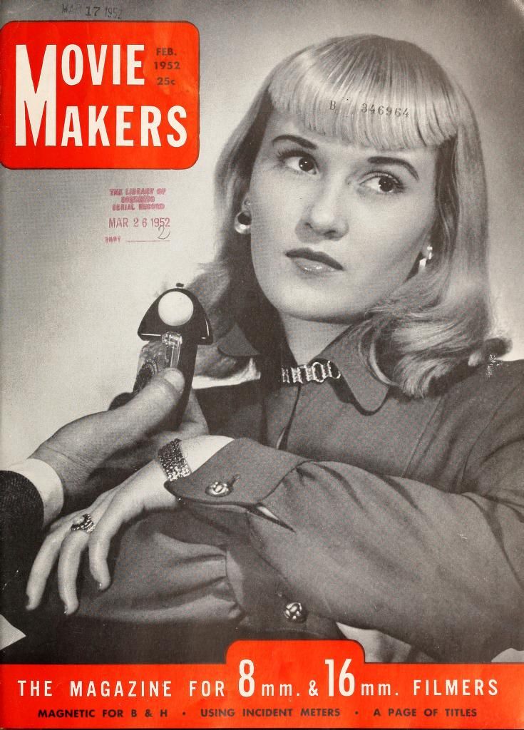 MOVIE MAKERS magazine side cover Issue 314 February 1952