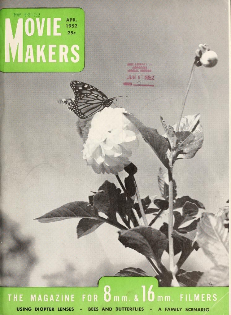 MOVIE MAKERS magazine side cover Issue 316 April 1952