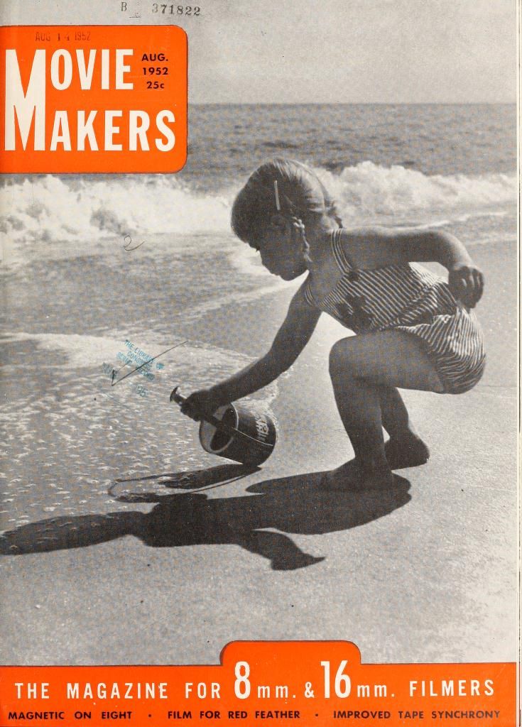 MOVIE MAKERS magazine side cover Issue 319 August 1952