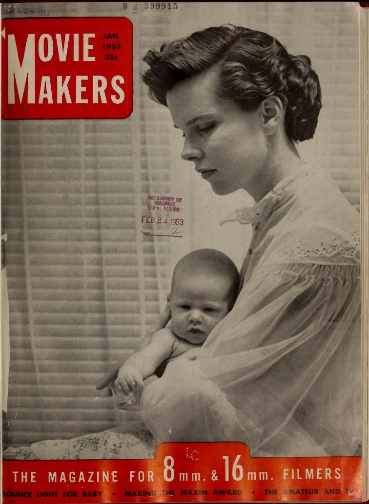 MOVIE MAKERS magazine side cover Issue 324 January 1953