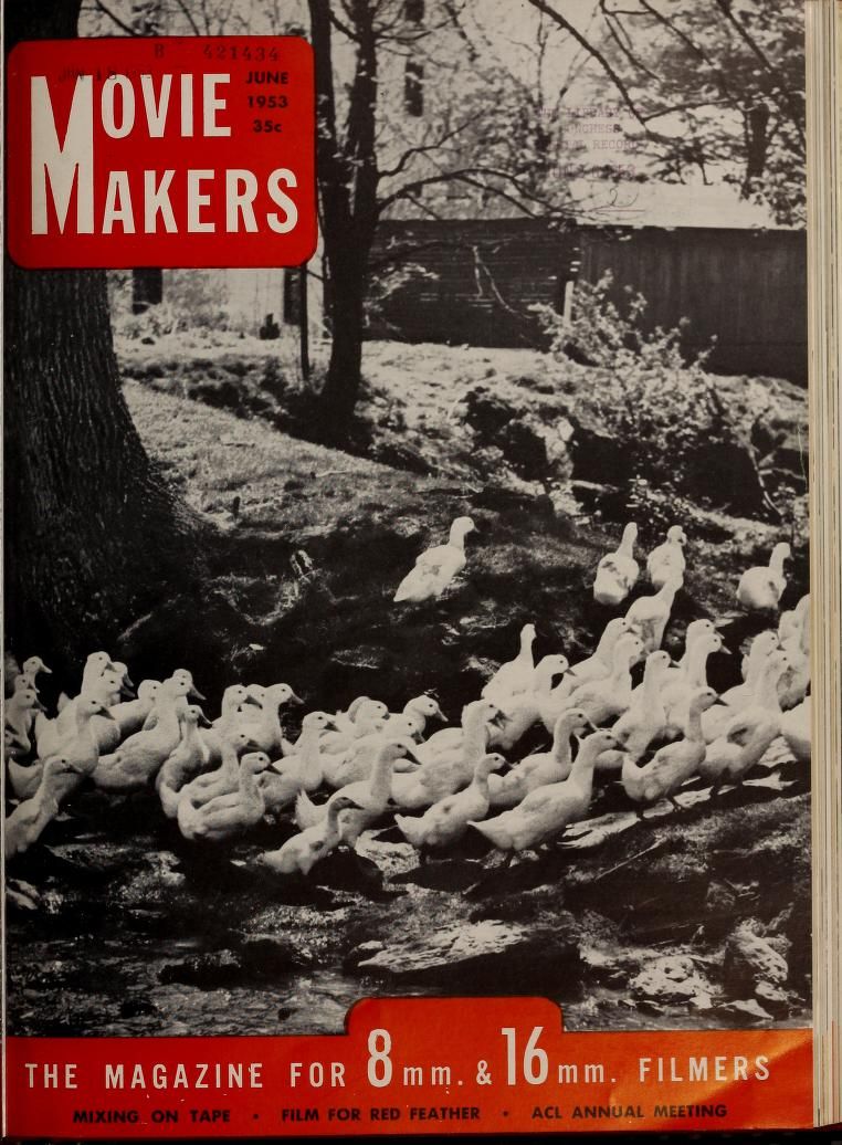 MOVIE MAKERS magazine side cover Issue 329 June 1953