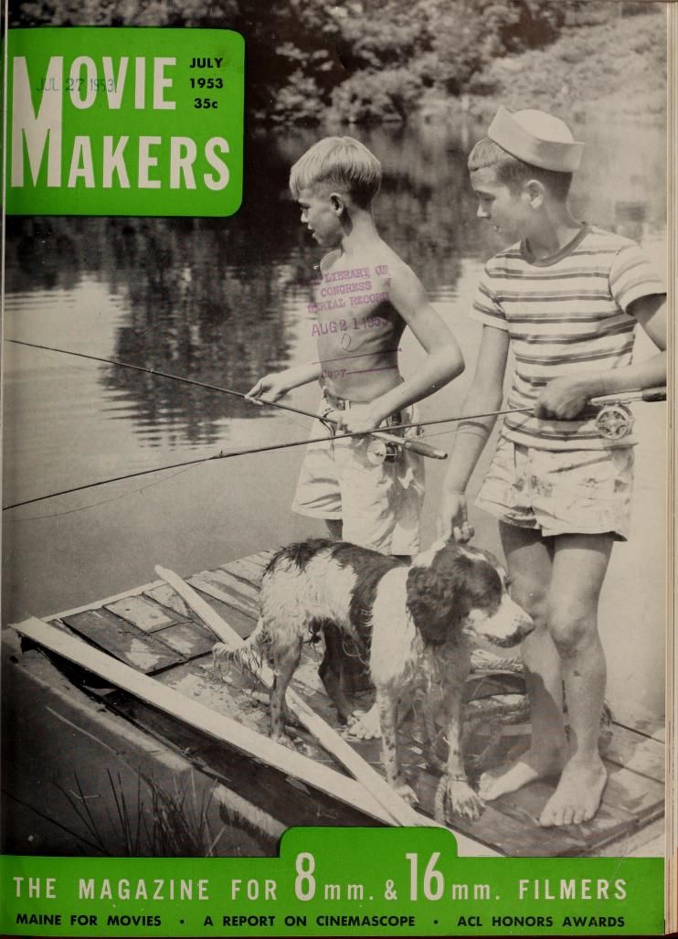 MOVIE MAKERS magazine side cover Issue 330 July 1953