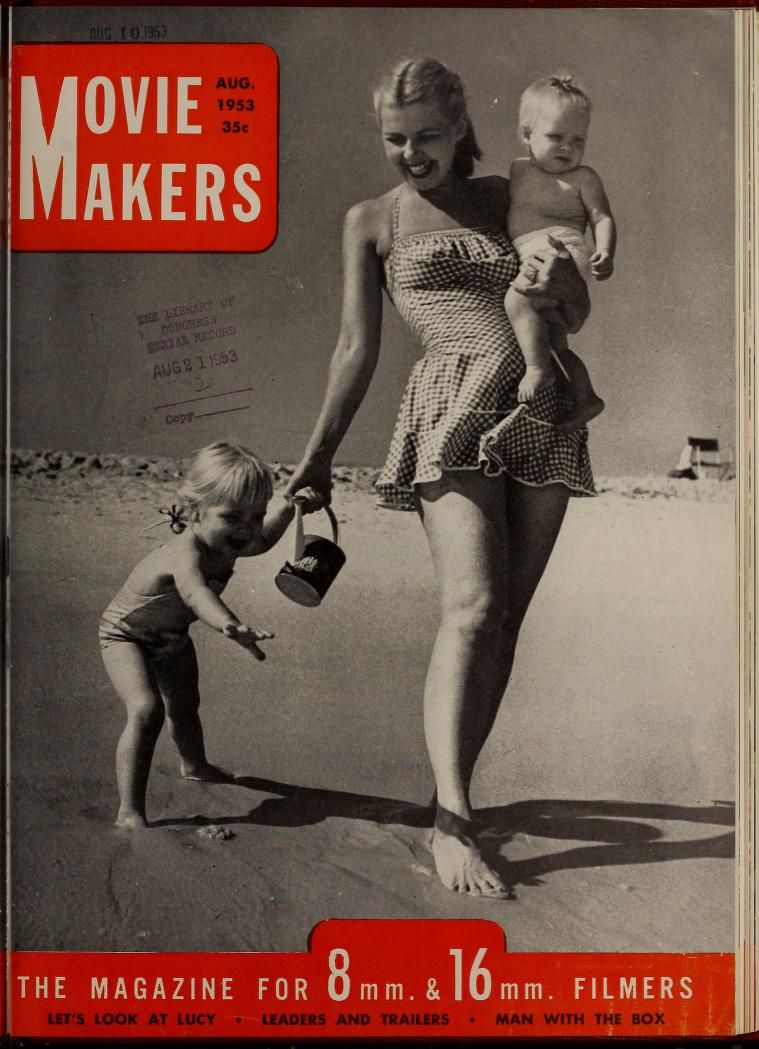 MOVIE MAKERS magazine side cover Issue 331 August 1953