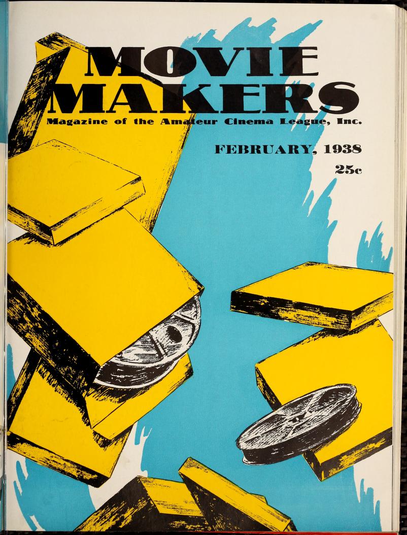 MOVIE MAKERS magazine side cover February 1938