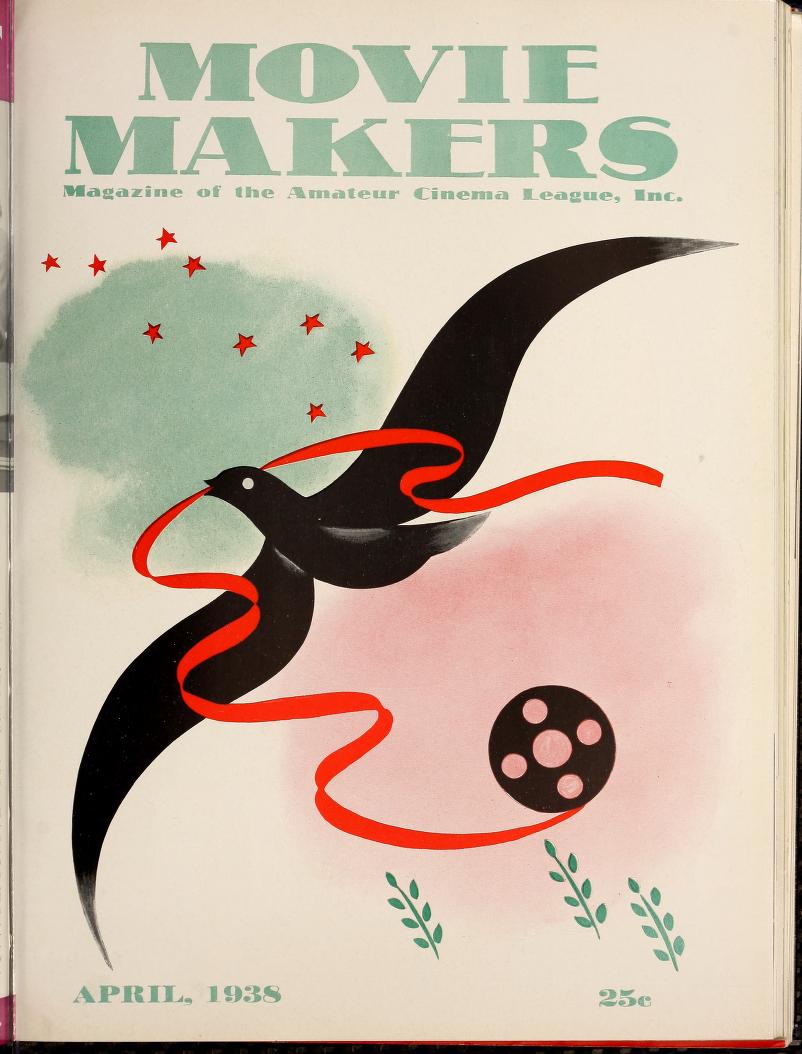 MOVIE MAKERS magazine side cover April 1938