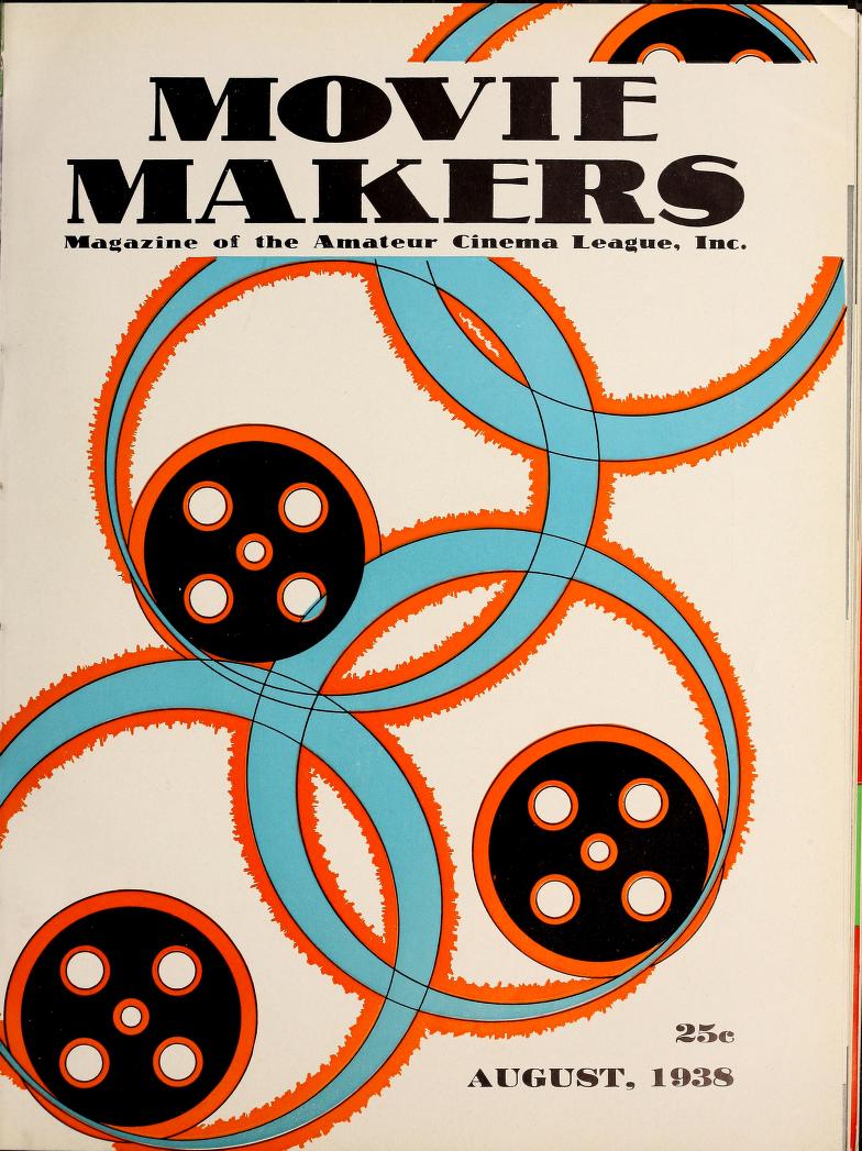 MOVIE MAKERS magazine side cover August 1938