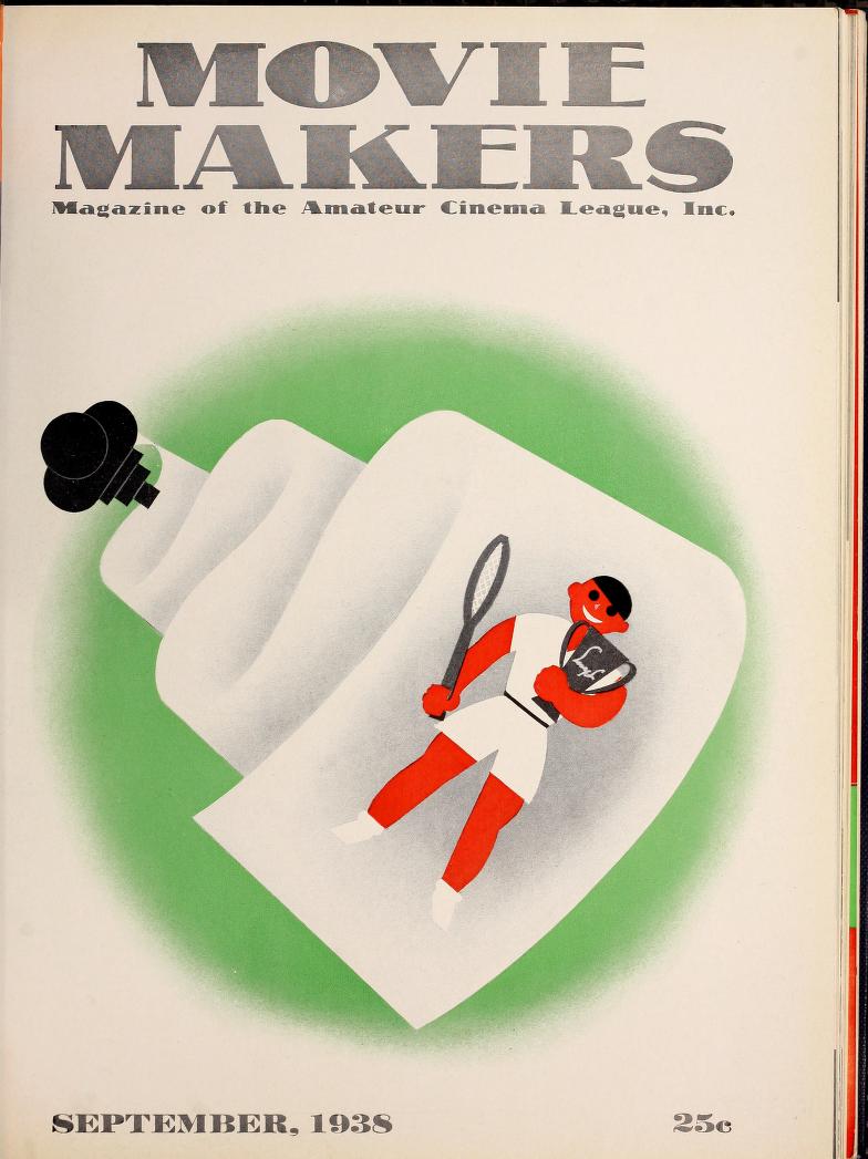 MOVIE MAKERS magazine side cover September 1938