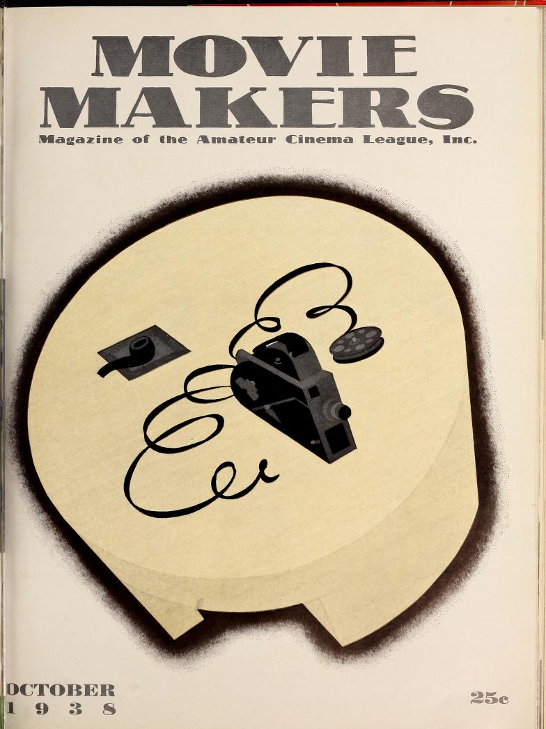MOVIE MAKERS magazine side cover October 1938