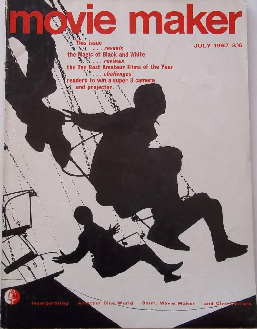 MOVIE MAKER (UK) magazine side cover  Vol 1 No  5  July 1967