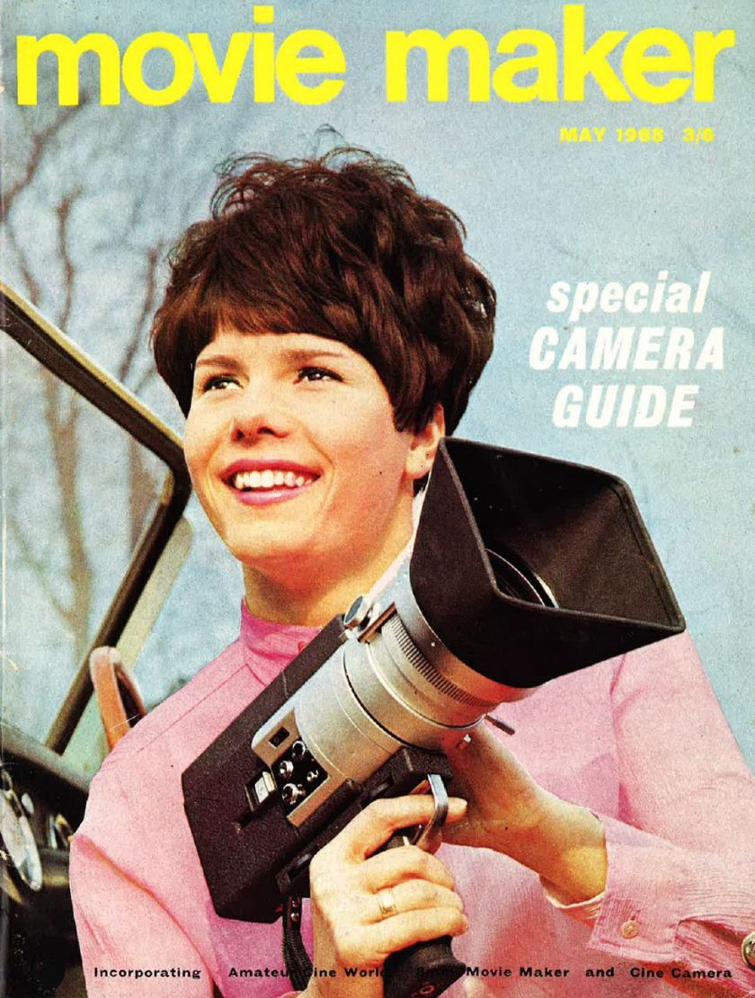 MOVIE MAKER (UK) magazine side cover  Vol 2 No  5  May 1968
