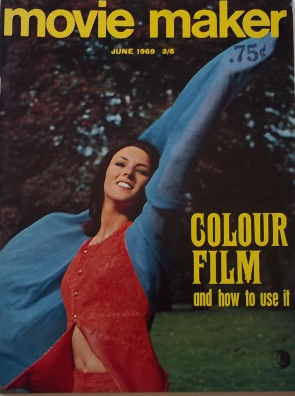 MOVIE MAKER (UK) magazine side cover  Vol 3 No  6  June 1969