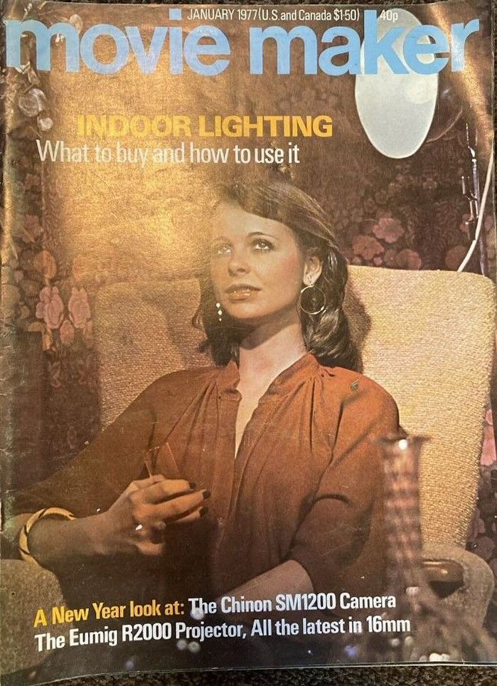 MOVIE MAKER (UK) magazine side cover  January 1977