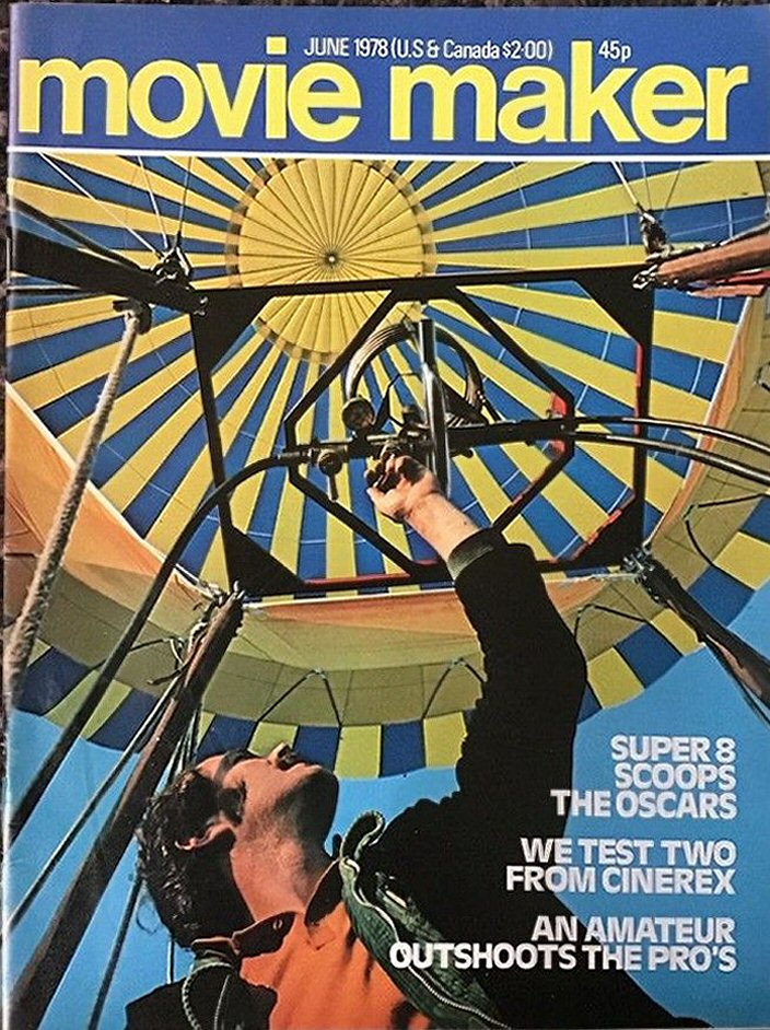 MOVIE MAKER (UK) magazine side cover  June 1978