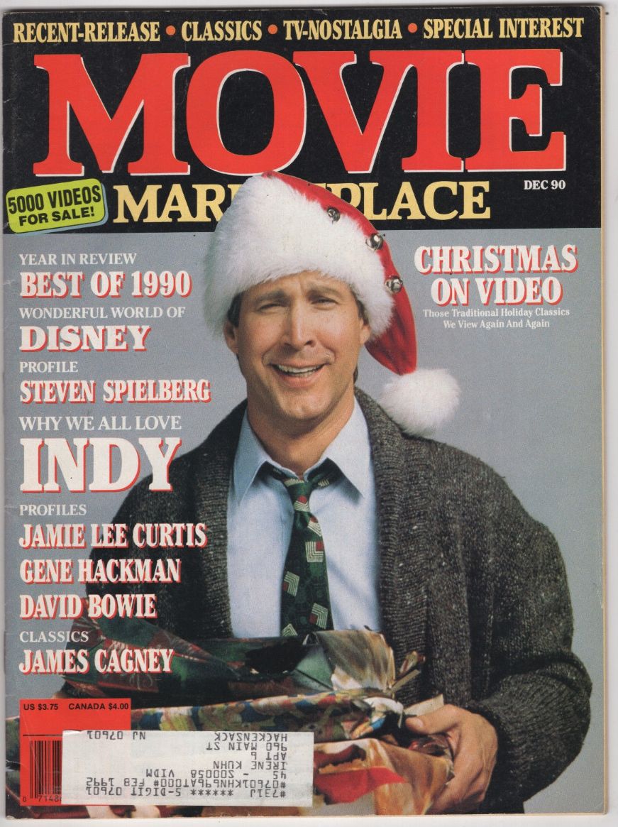 MOVIE MARKETPLACE magazine side cover  Vol 4 No  2  November/December 1990