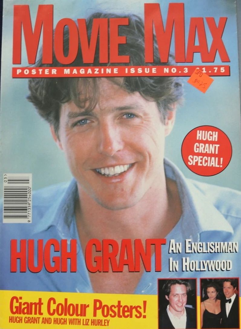 MOVIE MAX magazine side cover Issue 3   1995