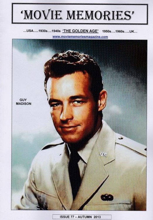 MOVIE MEMORIES magazine side cover Issue 77 Autumn 2013