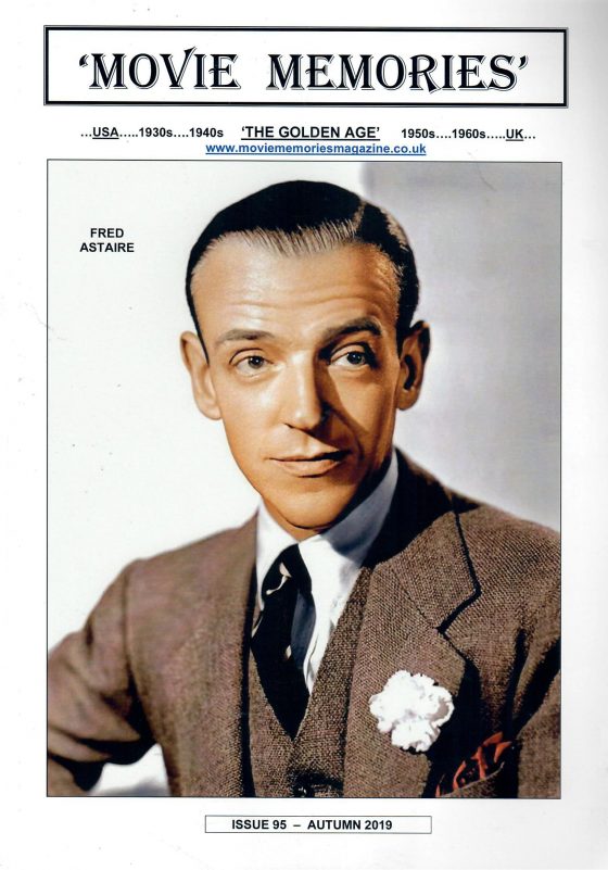 MOVIE MEMORIES magazine side cover Issue 95 Autumn 2019