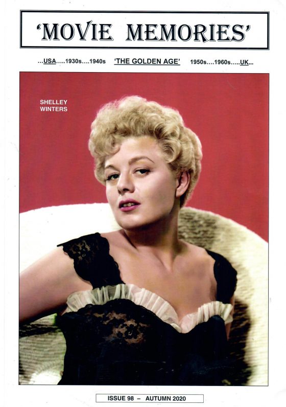 MOVIE MEMORIES magazine side cover Issue 98 Autumn 2020