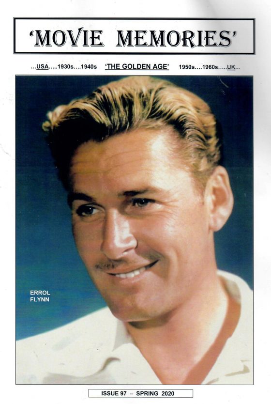 MOVIE MEMORIES magazine side cover Issue 97 Spring 2020