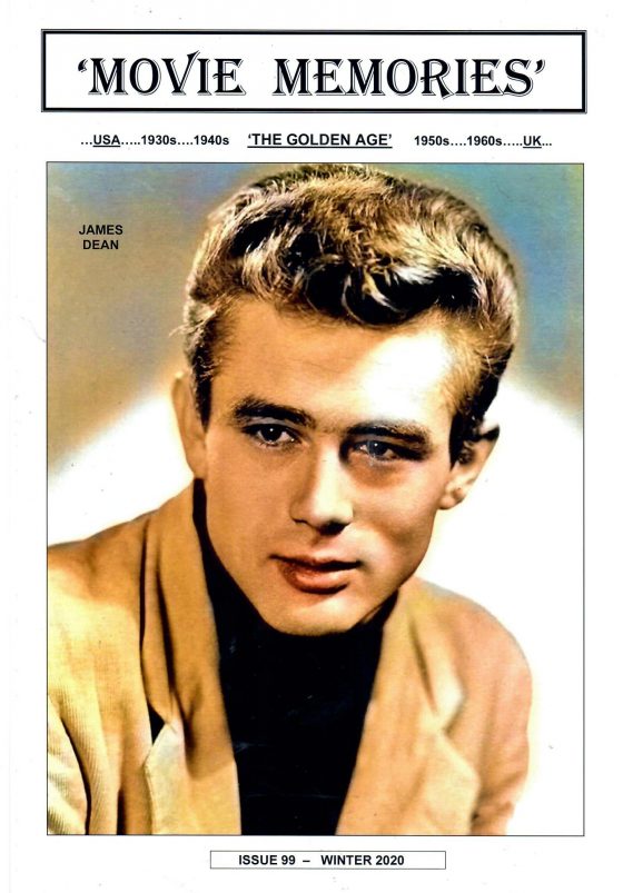 MOVIE MEMORIES magazine side cover Issue 99 Winter 2020
