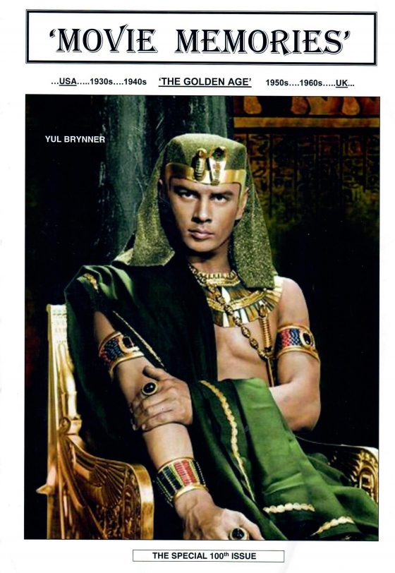 MOVIE MEMORIES magazine side cover Issue 100  May 2021