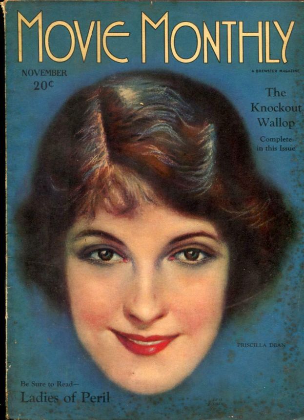 MOVIE MONTHLY magazine side cover November 1925