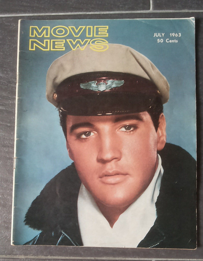 MOVIE NEWS magazine side cover July 1963