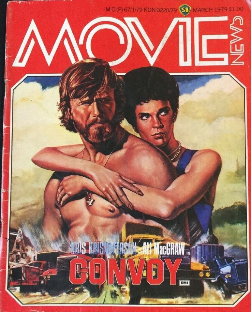 MOVIE NEWS magazine side cover  March 1979
