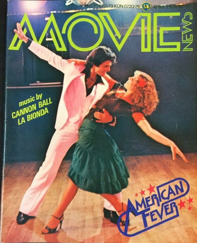 MOVIE NEWS magazine side cover  April 1979