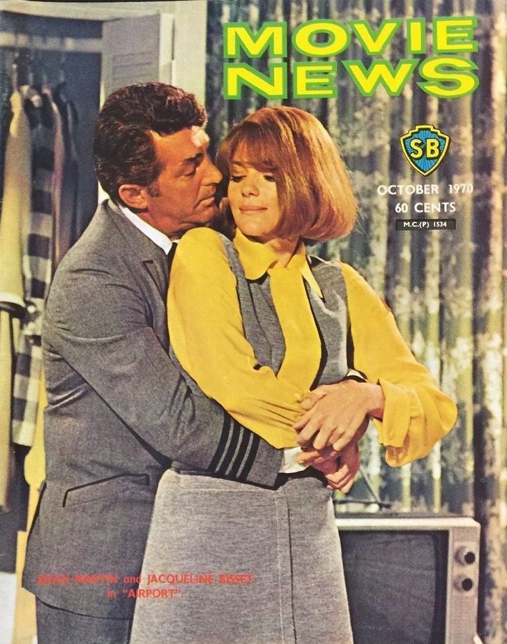 MOVIE NEWS magazine side cover  October 1970