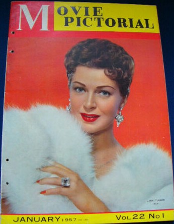 MOVIE PICTORIAL (JP) magazine side cover  Vol 22 No  1  January 1957