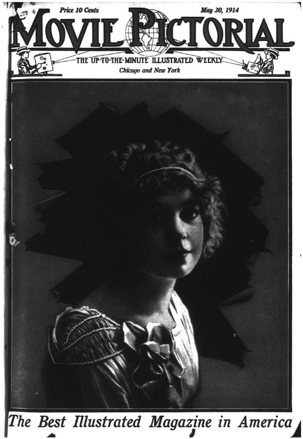 MOVIE PICTORIAL magazine side cover 30 May 1914
