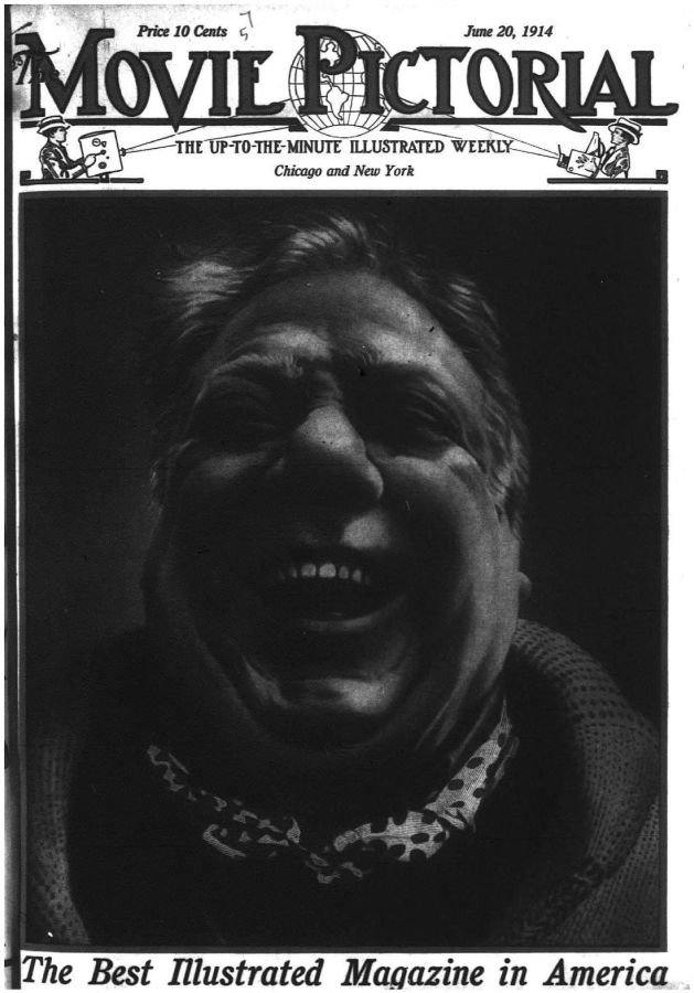 MOVIE PICTORIAL magazine side cover 20 June 1914