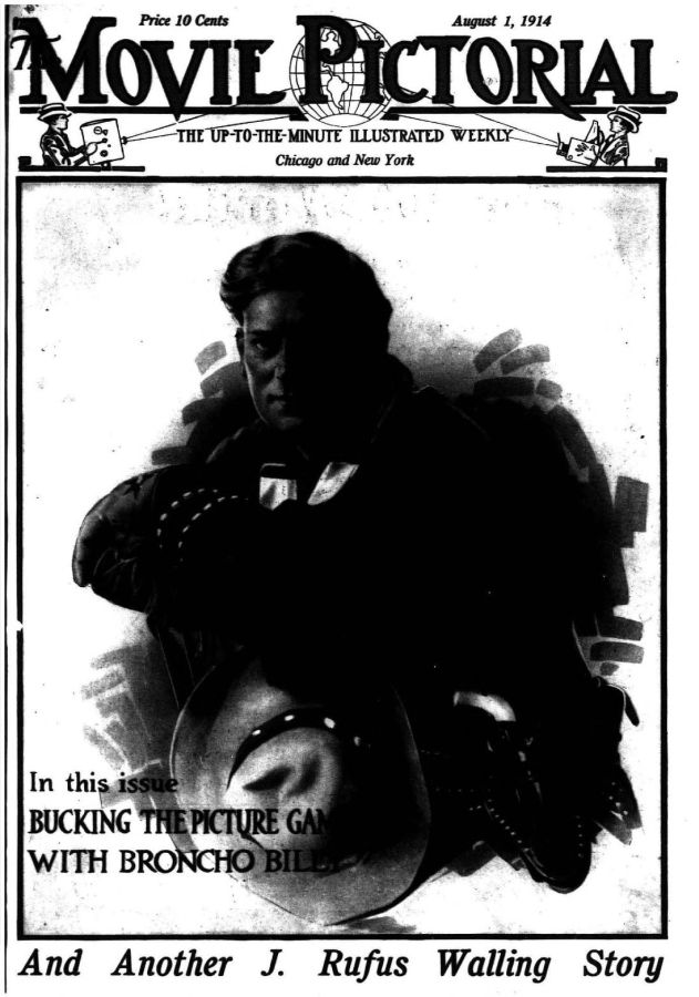 MOVIE PICTORIAL magazine side cover 1 August 1914